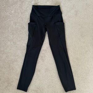 Alo leggings with pockets | Ribbed Airlift High-Waist 7/8 Enchanted Legging
